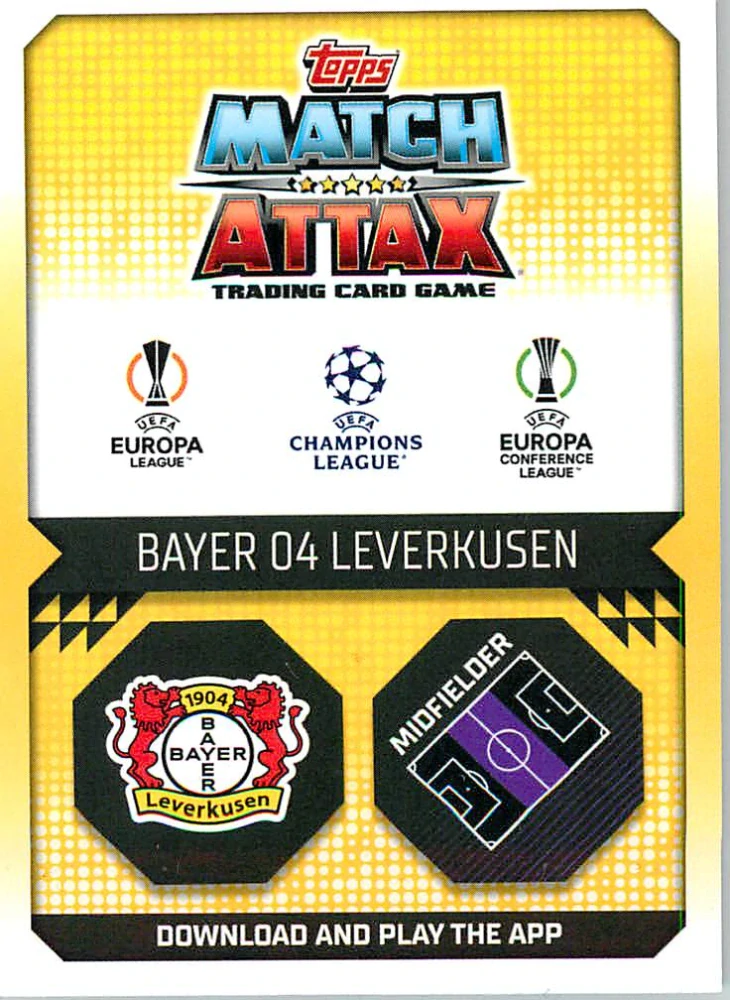 2022-23 Topps Match Attax UCL - Florian Wirtz - Chrome Preview