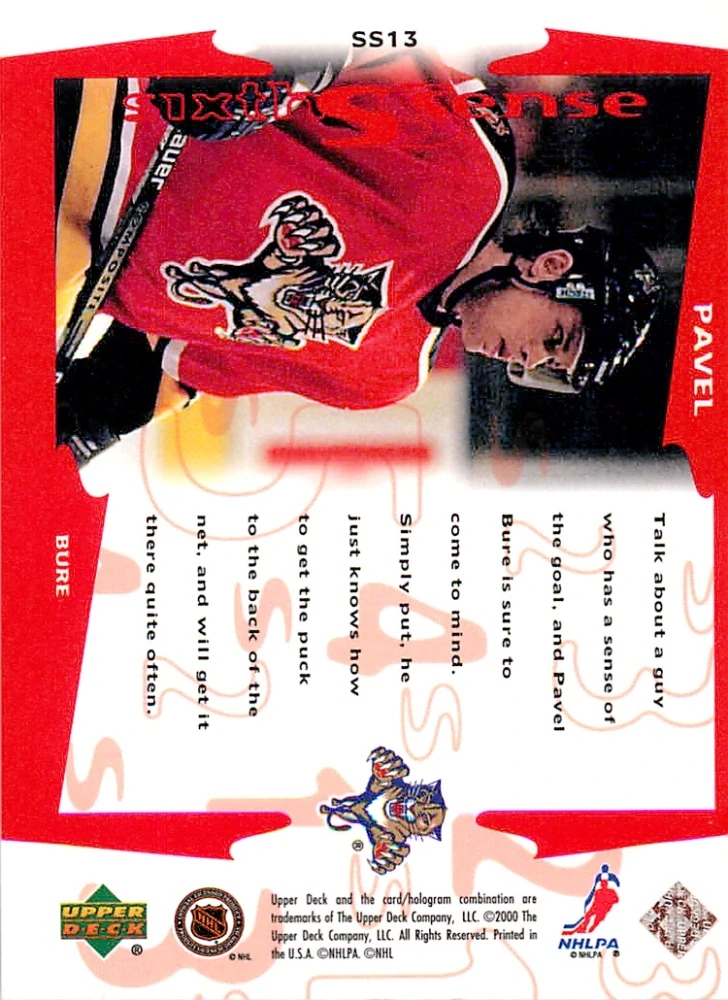 1999-00 UD Series 2 - Pavel Bure - Sixth Sense #SS13
