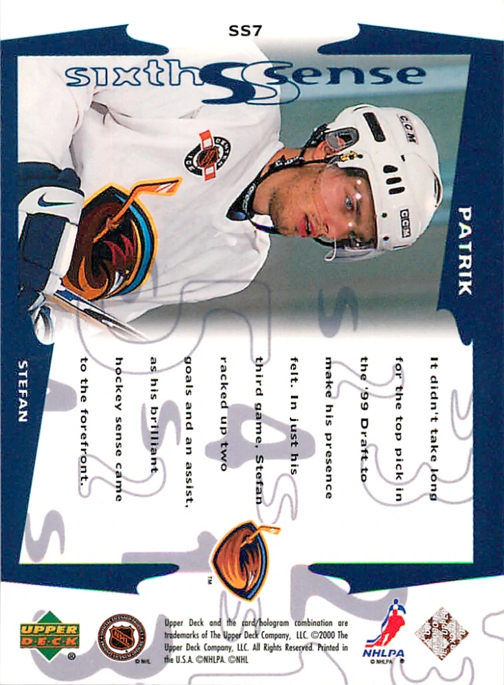 1999-00 UD Series 2 - Patrik Štefan - Sixth Sense #SS7