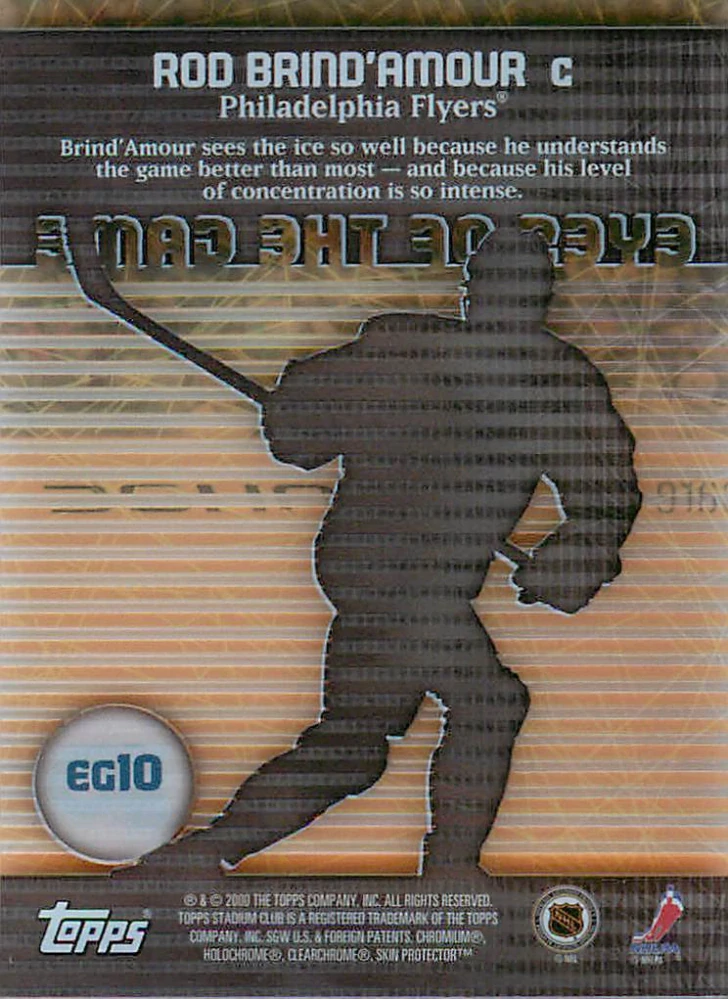 1999-00 Topps Stadium Club - Rod Brind'Amour - Eyes of the Game #EG10