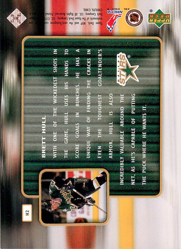 1999-00 UD MVP - Brett Hull - Hands of Gold #H2