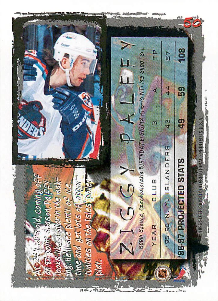 1996-97 Fleer NHL Picks - Žigmund Pálffy #50
