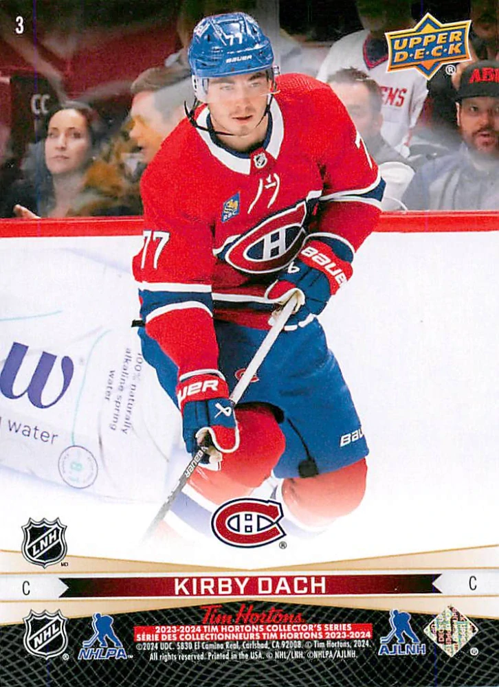 2023-24 UD Tim Hortons Greatest Duos - Cole Caufield, Kirby Dach #3