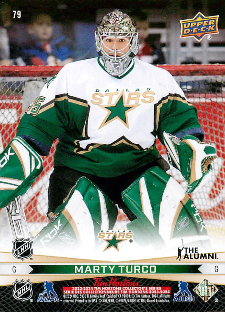 2023-24 UD Tim Hortons Greatest Duos - Mike Modano, Marty Turco #79