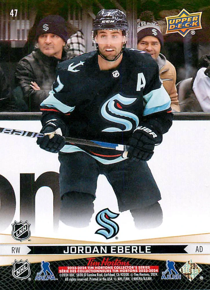 2023-24 UD Tim Hortons Greatest Duos - Andre Burakovsky, Jordan Eberle #47