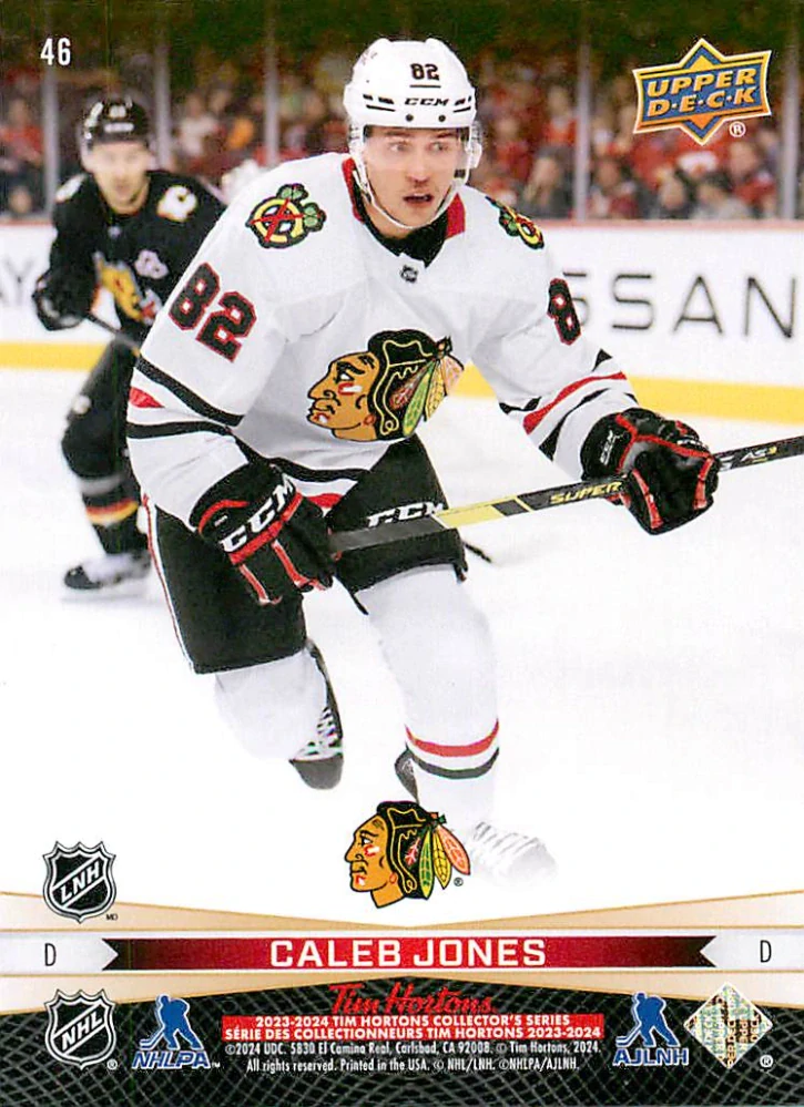 2023-24 UD Tim Hortons Greatest Duos - Seth Jones, Caleb Jones #46