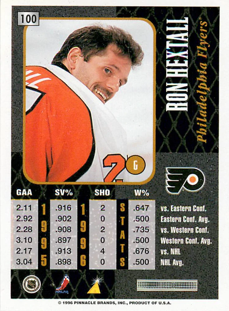 1996-97 Pinnacle Summit - Ron Hextall #100
