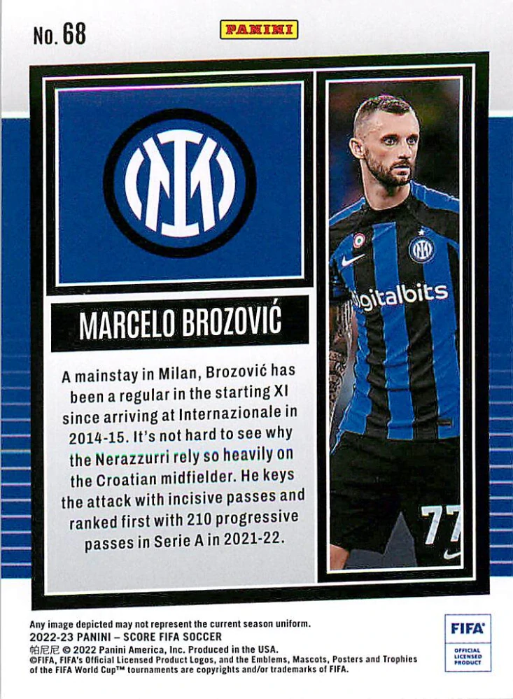 2022-23 Panini Score FIFA - Marcelo Brozovic #68