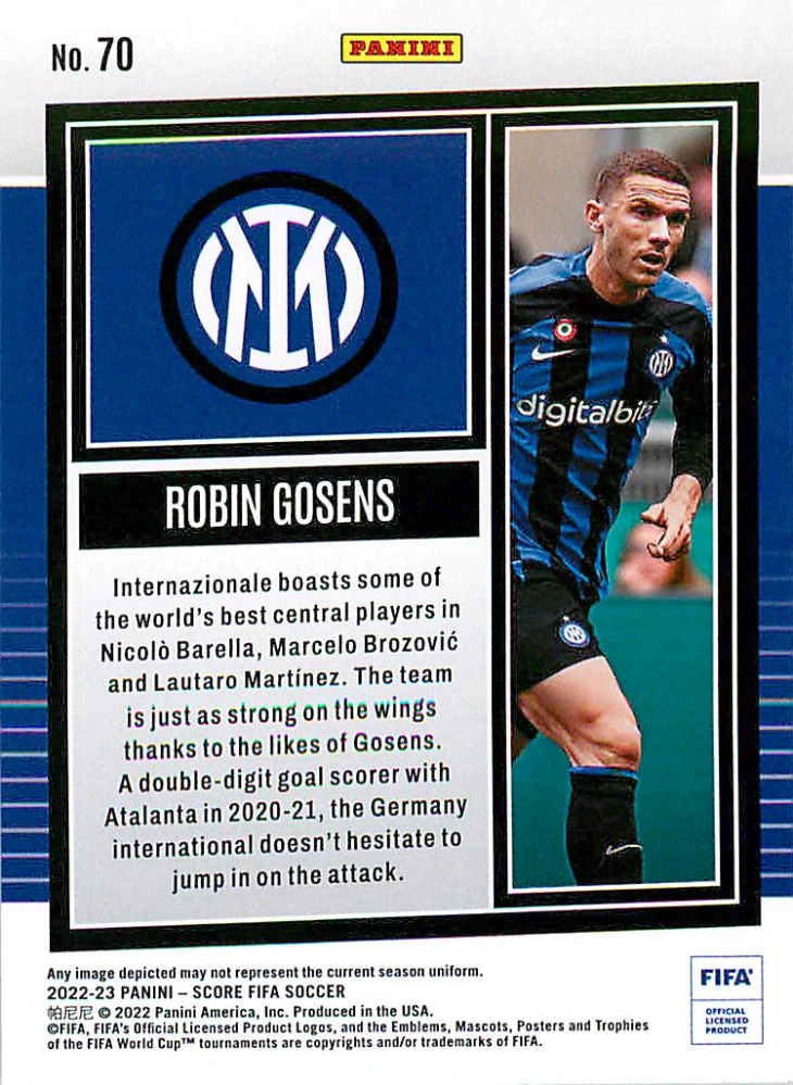 2022-23 Panini Score FIFA - Robin Gosens #70
