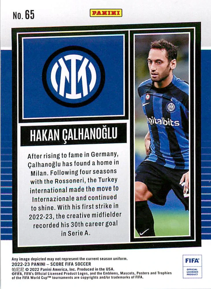 2022-23 Panini Score FIFA - Hakan Calhanoglu #65