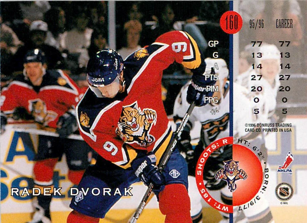 1996-97 Leaf - Radek Dvořák #160
