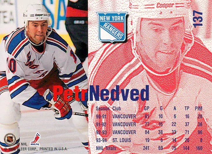 1994-95 Fleer - Petr Nedvěd #137