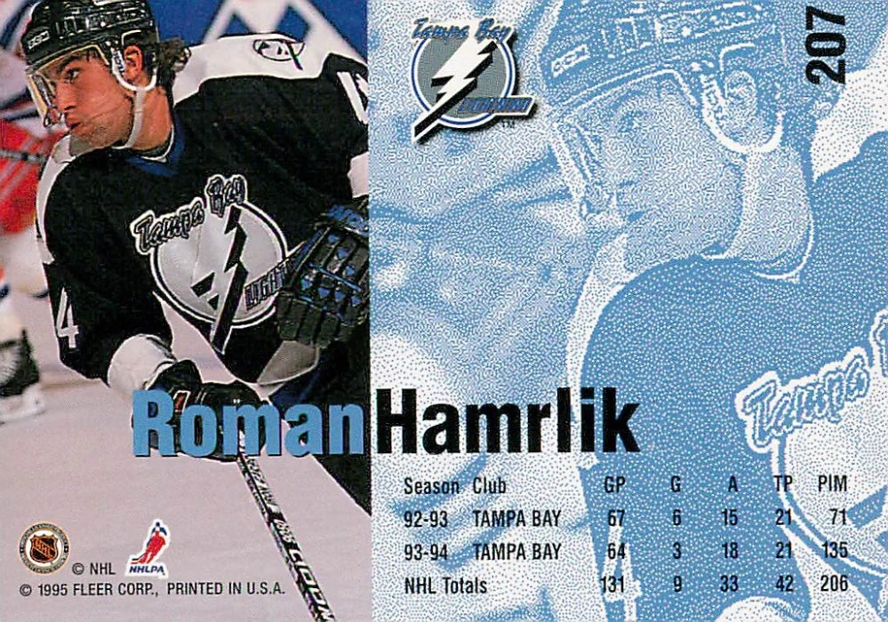 1994-95 Fleer - Roman Hamrlík #207