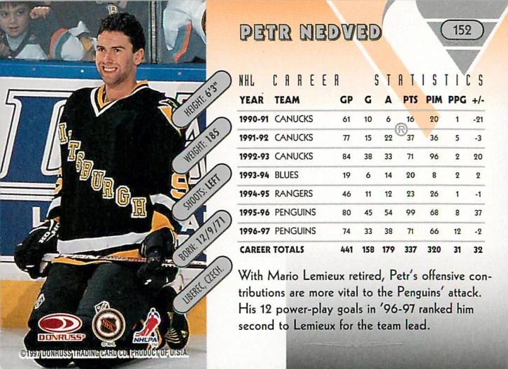 1997-98 Donruss - Petr Nedvěd #152