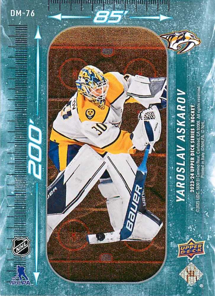 2023-24 UD Series 1 - Yaroslav Askarov - 200' x 85' #DM-76