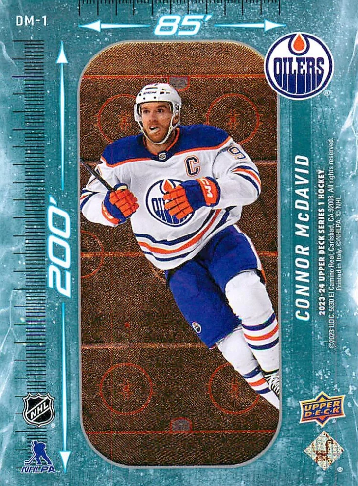 2023-24 UD Series 1 - Connor McDavid - 200' x 85' #DM-1