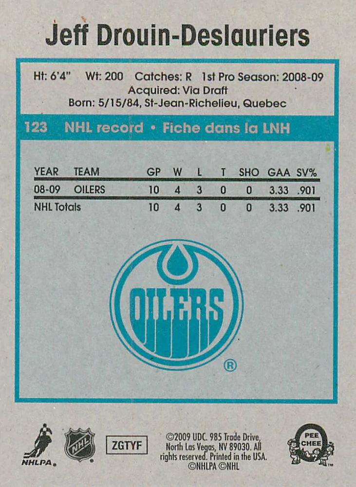 2009-10 UD O-Pee-Chee - Jeff Drouin-Deslauriers - Retro #123