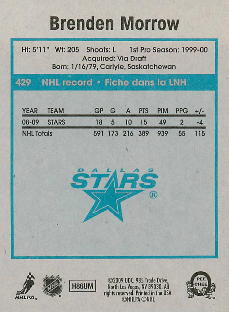2009-10 UD O-Pee-Chee - Brendan Morrow - Retro #429