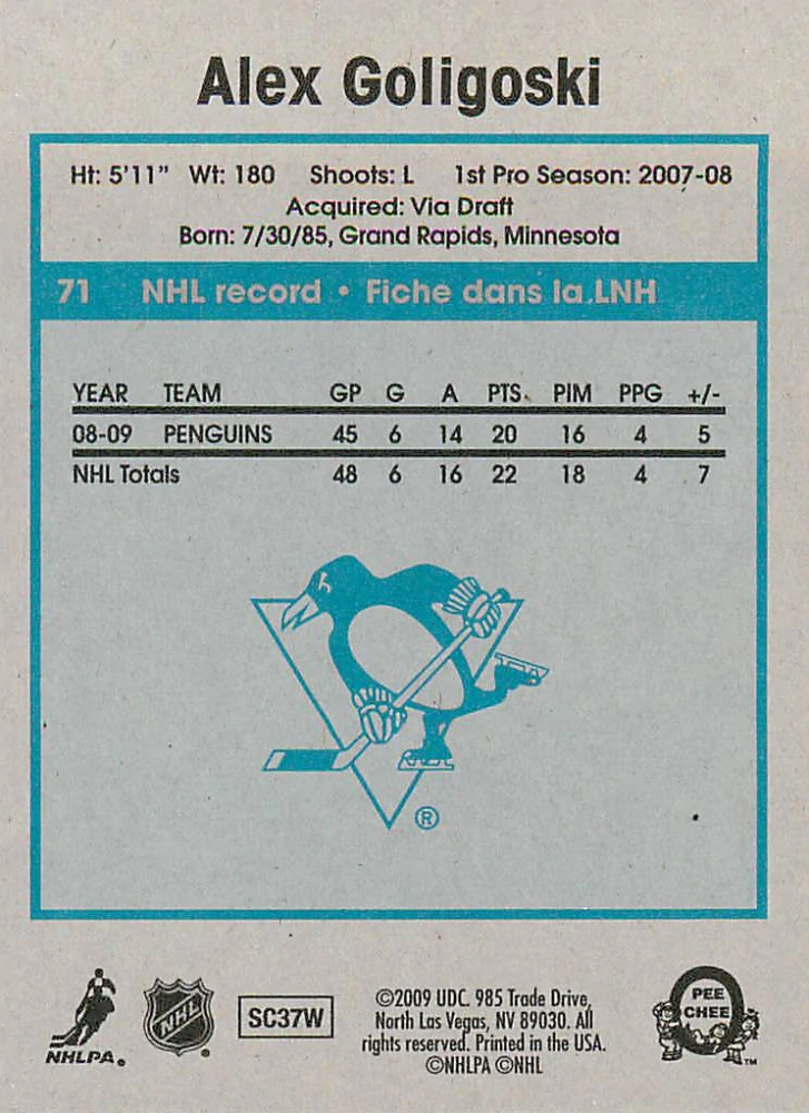2009-10 UD O-Pee-Chee - Alex Goligoski - Retro #71