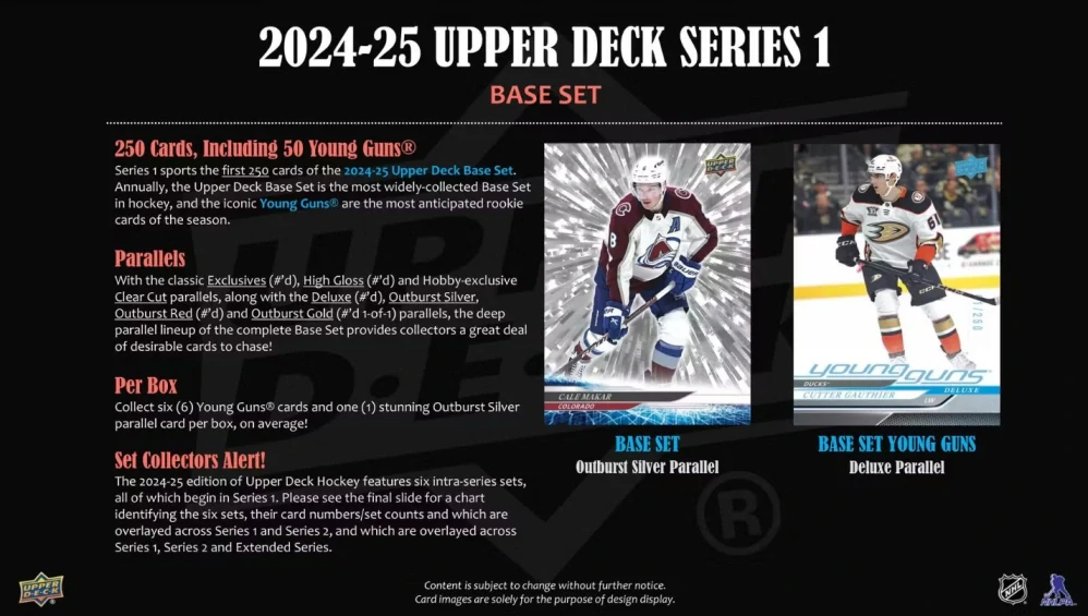 2024-25 UD Series 1 - hobby balíček