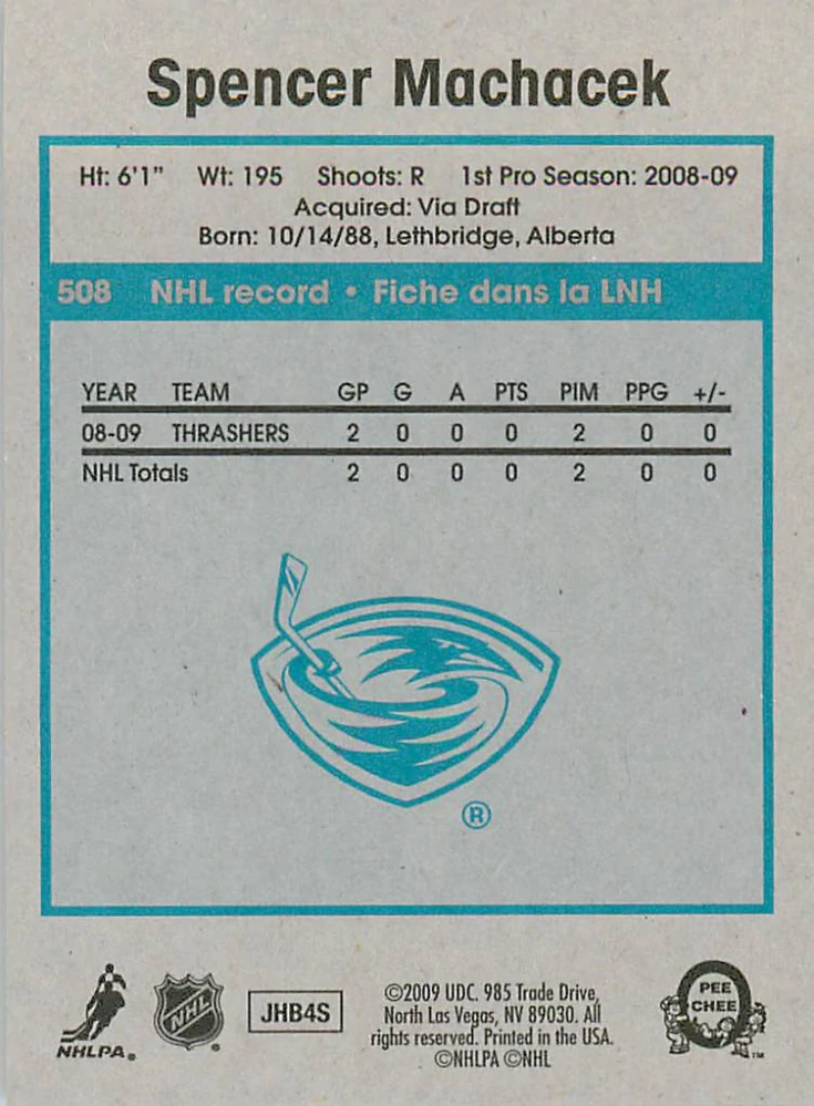 2009-10 UD O-Pee-Chee - Spencer Machacek - Retro #508