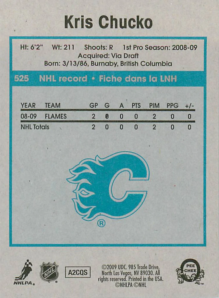 2009-10 UD O-Pee-Chee - Kris Chucko - Retro #525