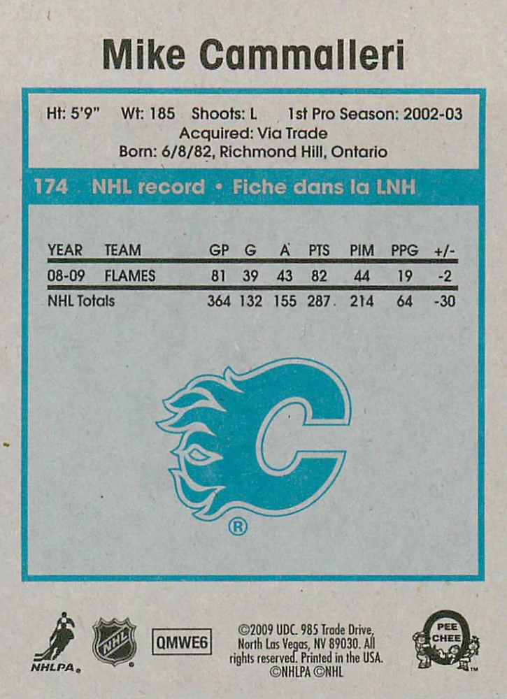 2009-10 UD O-Pee-Chee - Mike Cammalleri - Retro #174