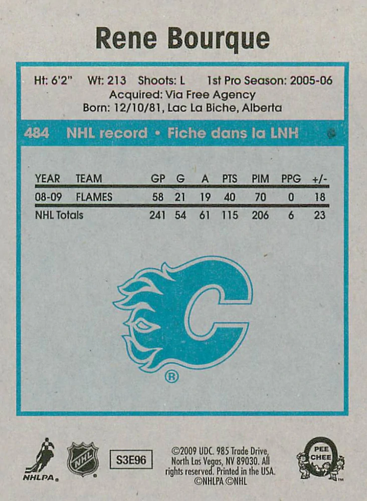 2009-10 UD O-Pee-Chee - Rene Bourque - Retro #484