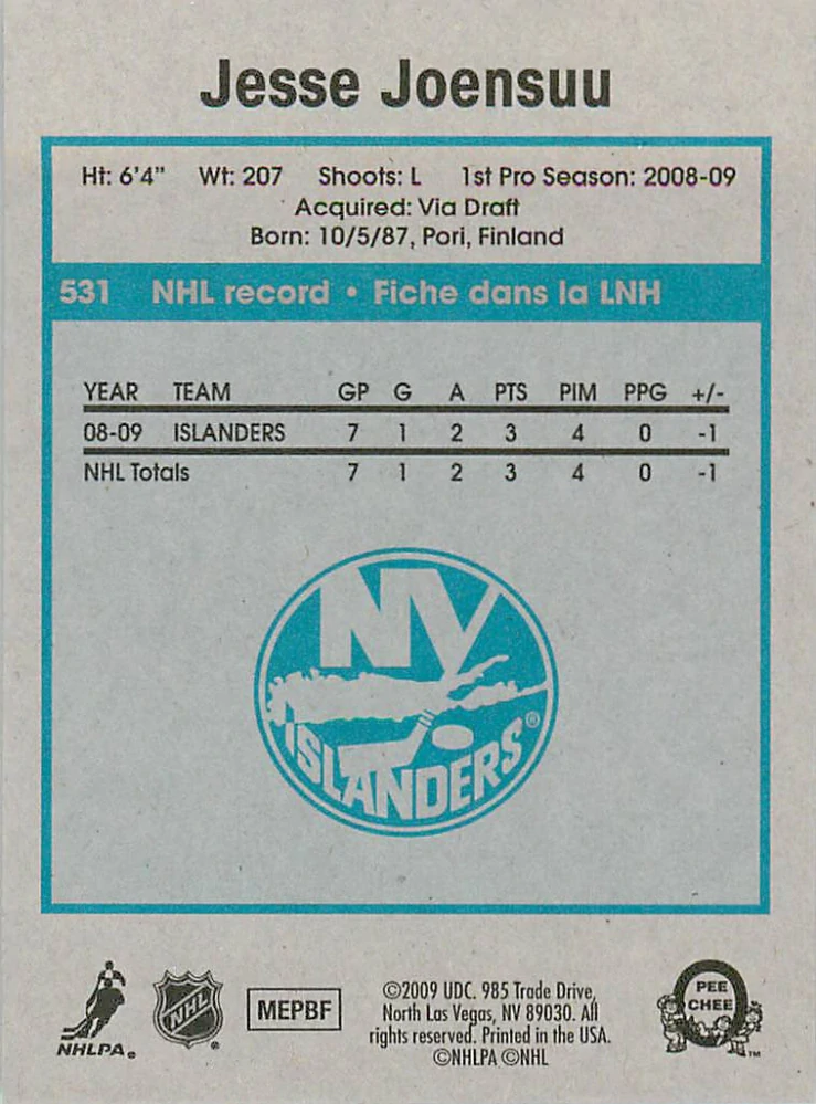 2009-10 UD O-Pee-Chee - Jesse Joensuu - Retro #531