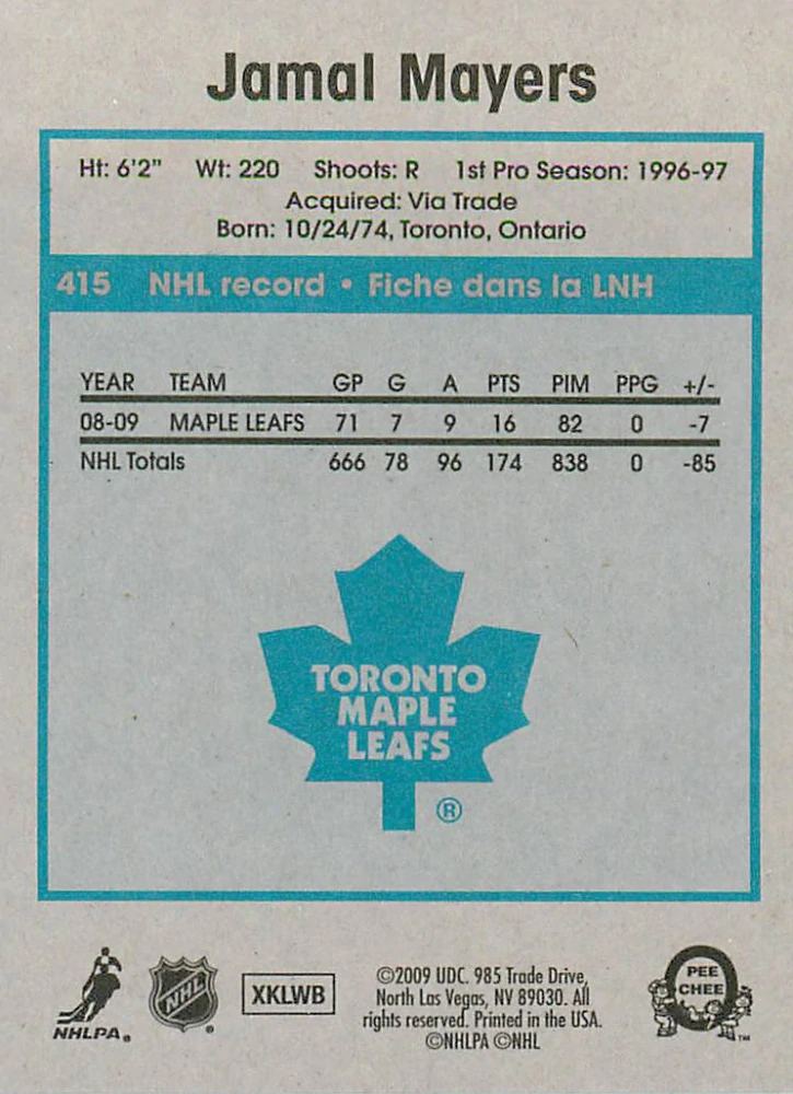 2009-10 UD O-Pee-Chee - Jamal Mayers - Retro #415