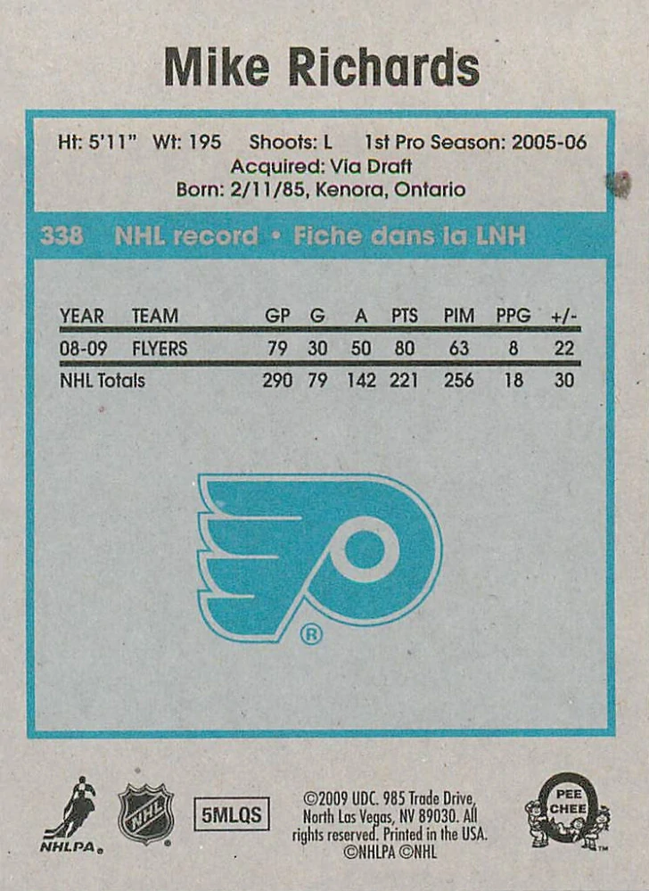 2009-10 UD O-Pee-Chee - Mike Richards - Retro #338