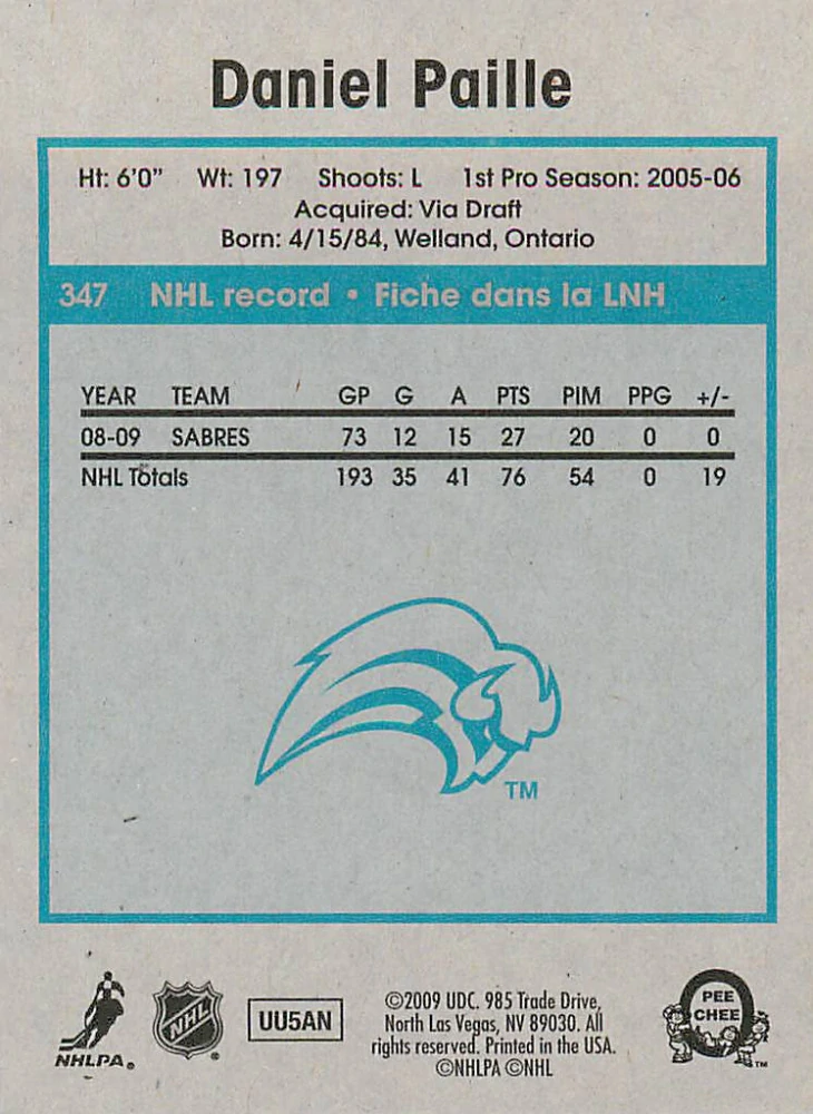 2009-10 UD O-Pee-Chee - Daniel Paille - Retro #347