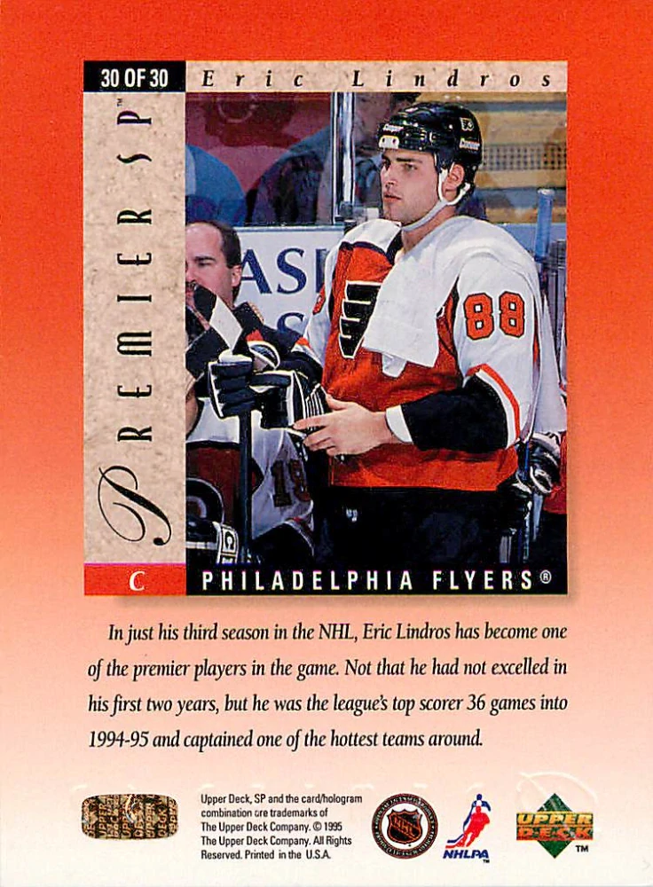 1994-95 UD SP - Eric Lindros - Premier SP