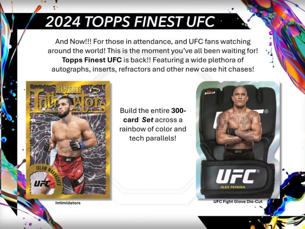 2024 Topps Finest UFC - Blaster box
