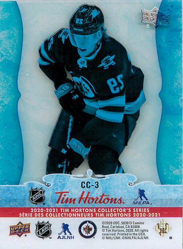 2020-21 UD Tim Hortons Collector's Series - Patrik Laine - Clear Cut Phenoms #CC-3