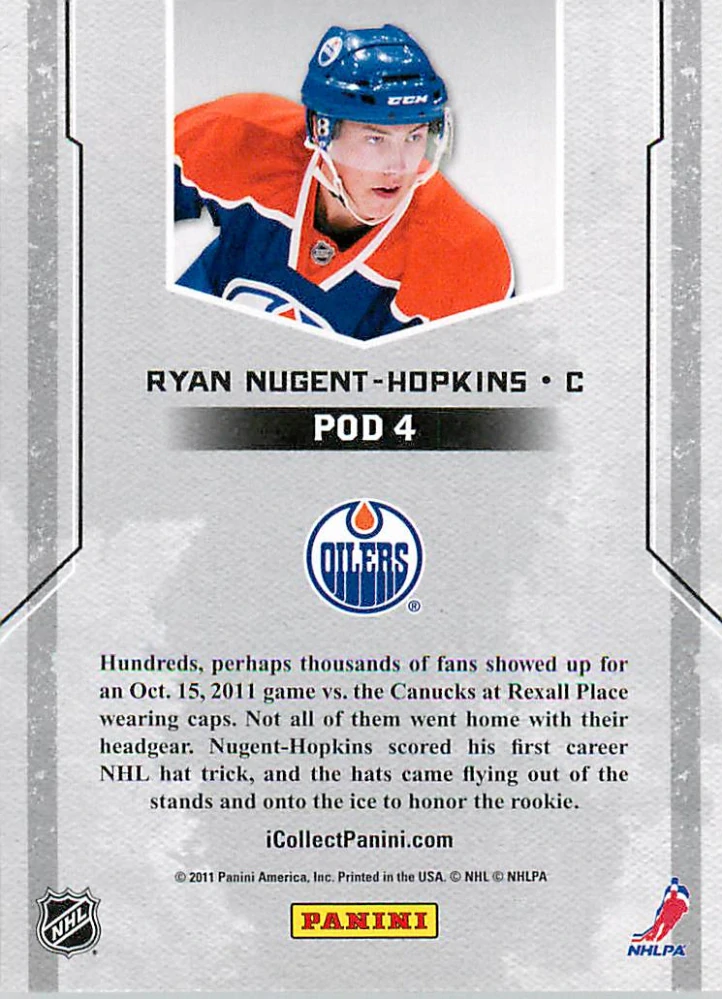 2011 Panini Player of the Day - Ryan Nugent-Hopkins #POD4