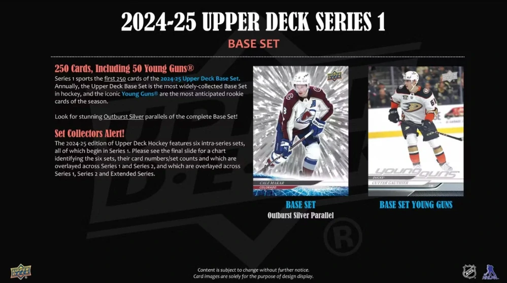 2024-25 UD Series 1 - Tin box (plechovka)