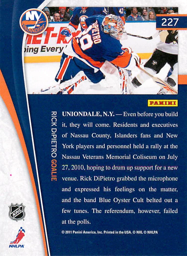 2011-12 Pinnacle - Rick DiPietro #227