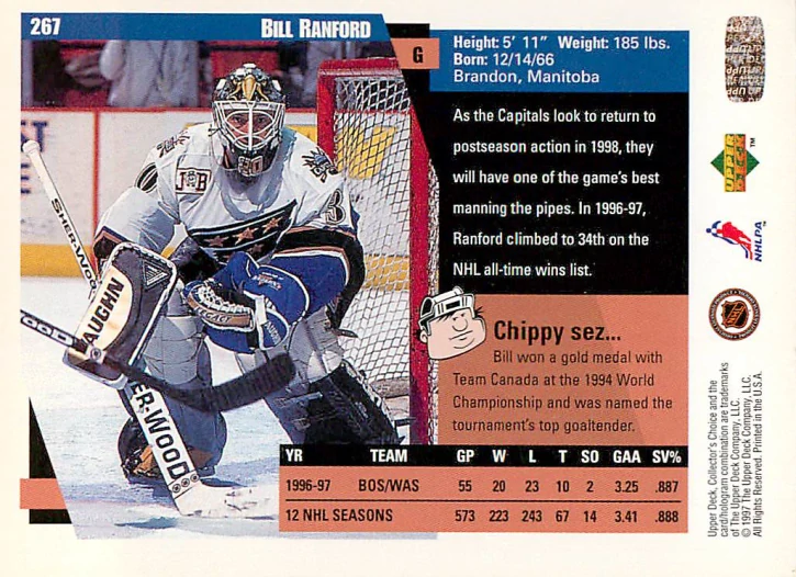 1997-98 UD Collector's Choice - Bill Ranford #267