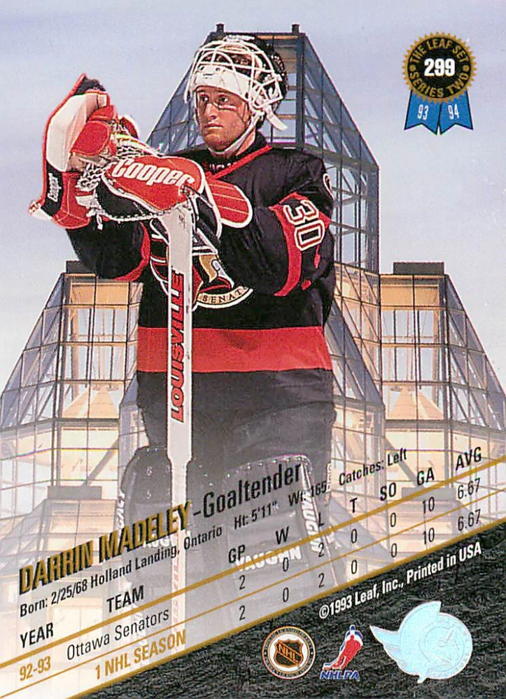 1993-94 Leaf - Darrin Madeley #299
