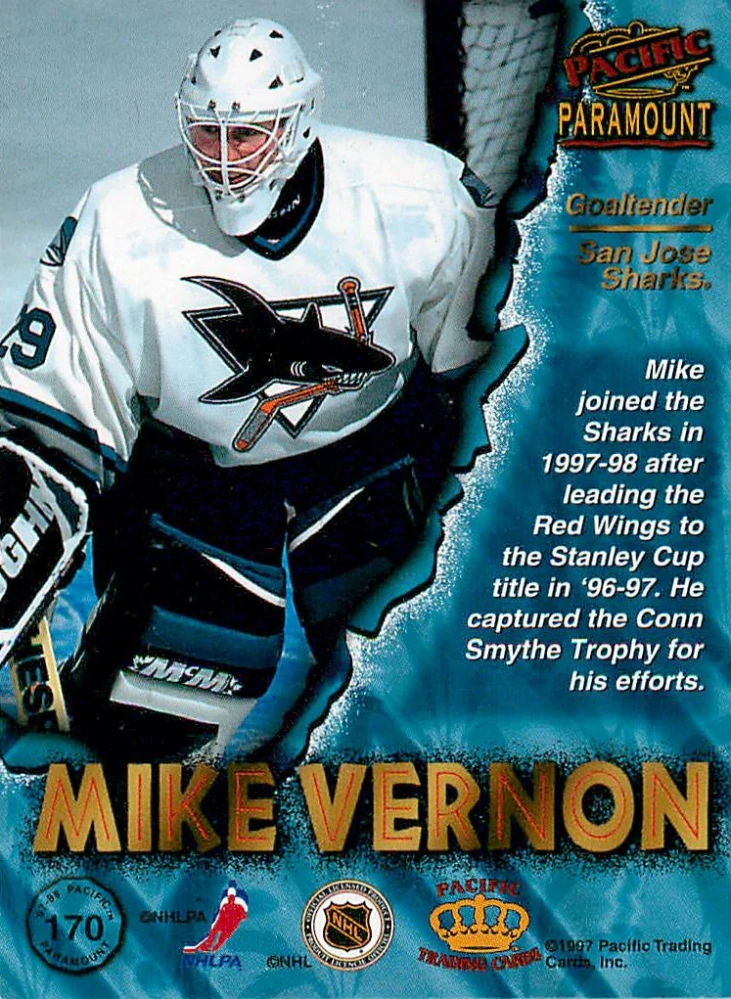 1997-98 Pacific Paramount - Mike Vernon #170