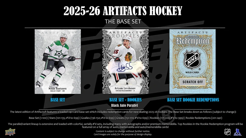 2025-26 UD Artifacts - hobby balíček