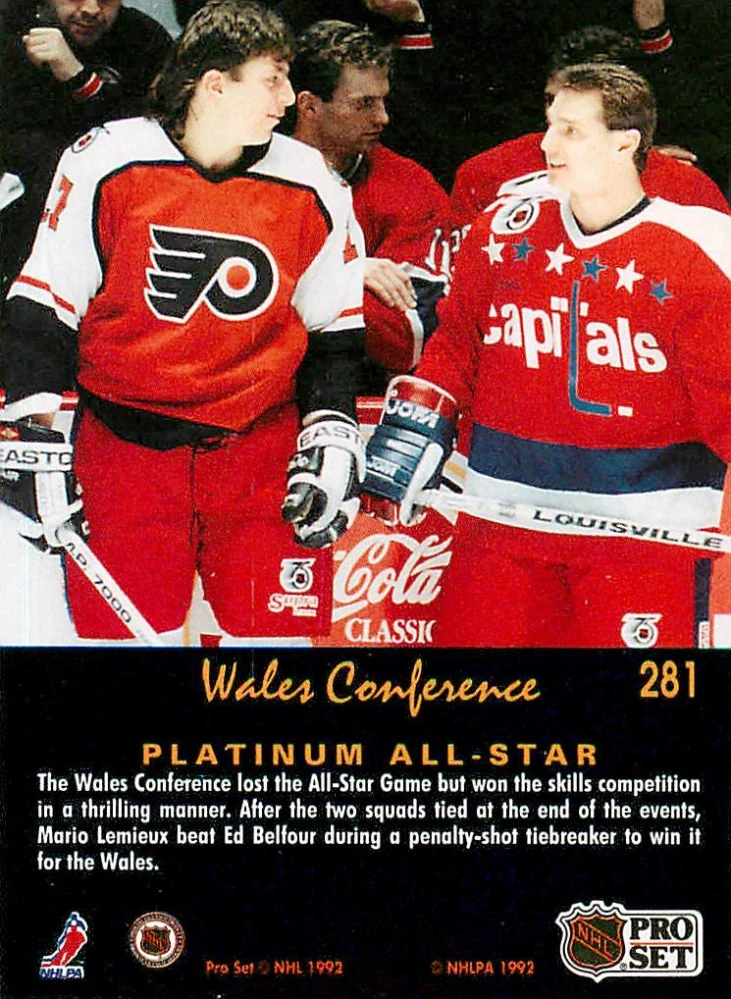 1991-92 Pro Set Platinum - Wales Conference - All-Star #281