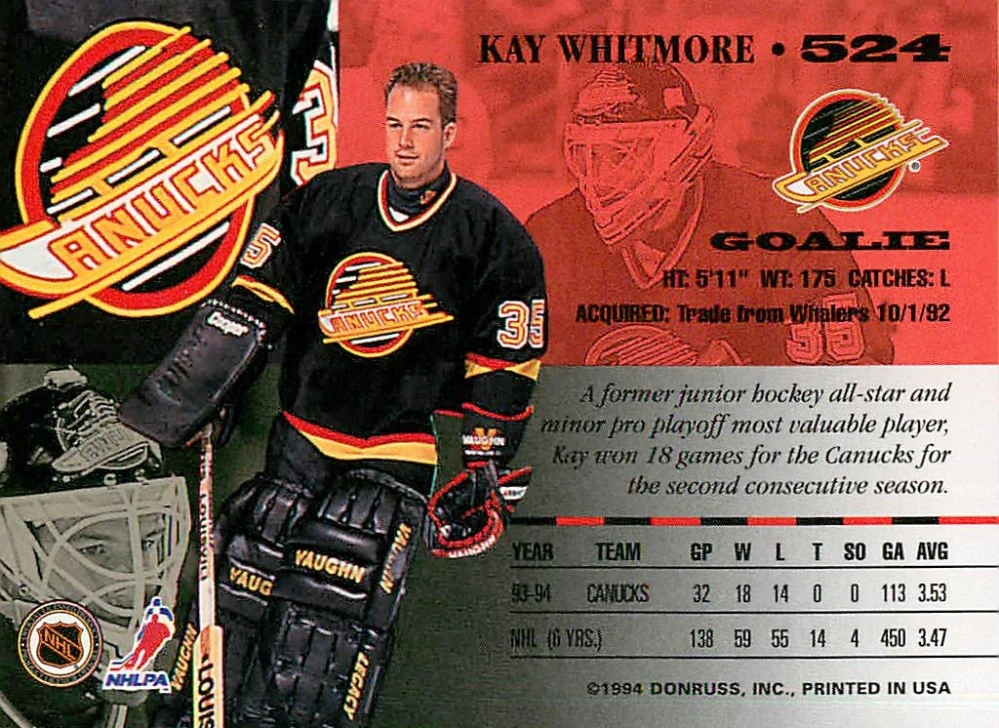 1994-95 Leaf - Kay Whitmore #524