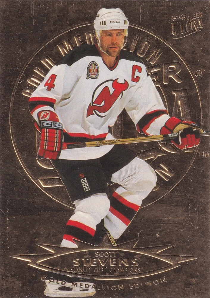 1995-96 Fleer Ultra - Scott Stevens - Gold Medallion #196