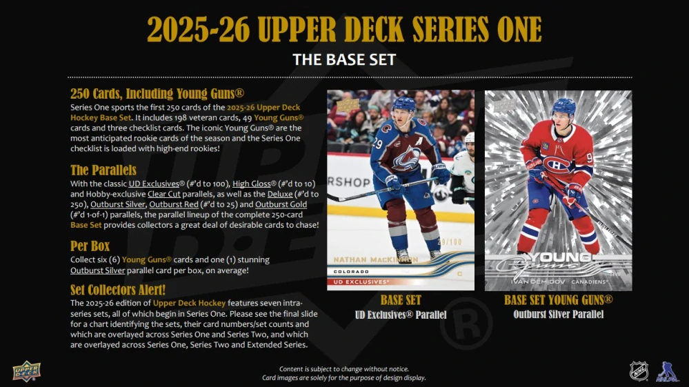 2025-26 UD Series 1 - Hobby Box
