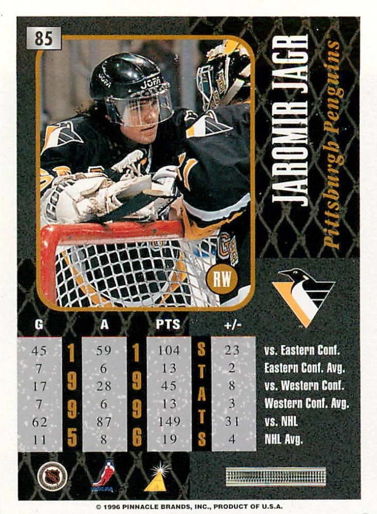 1996-97 Pinnacle Summit - Jaromír Jágr #85