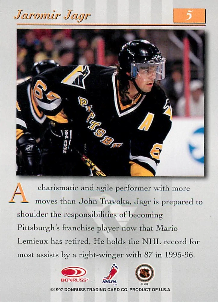 1997-98 Donruss Studio - Jaromír Jágr #5