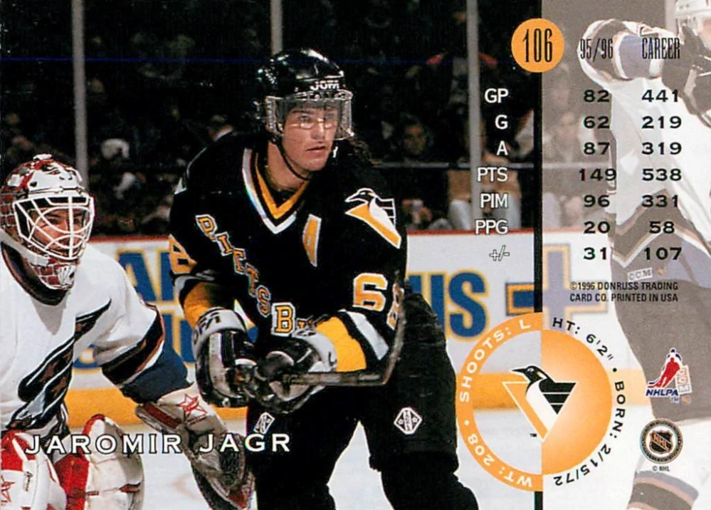 1996-97 Leaf - Jaromír Jágr #106
