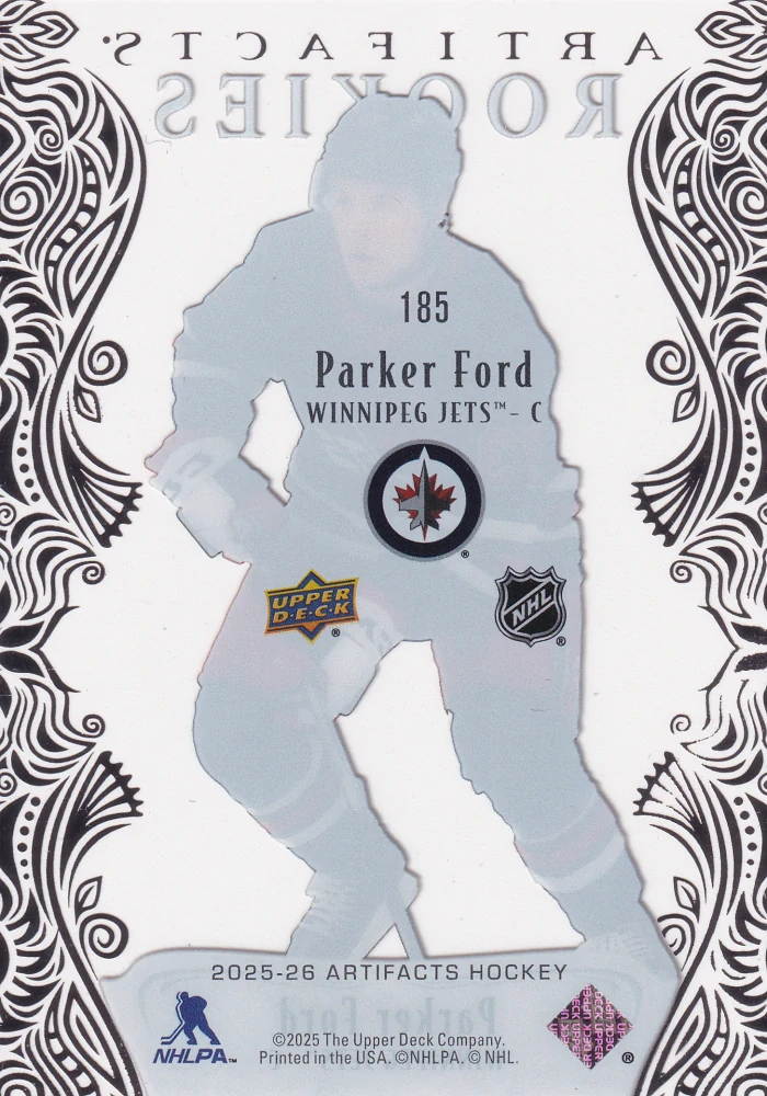 2025-26 UD Artifacts - Parker Ford - Rookies Clear Cut #185